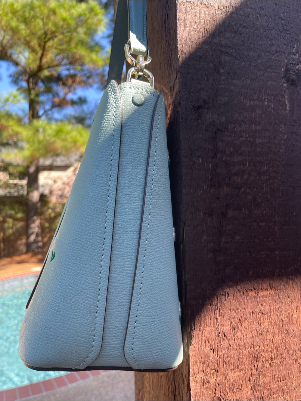 kate spade mint daisy-printed shoulder bag - Picture 4 of 14